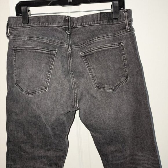 Gap Denim Slim Fit GapFlex Dark Wash Rinse Faded Straight Leg Jeans Pants 31x30 - Picture 4 of 6
